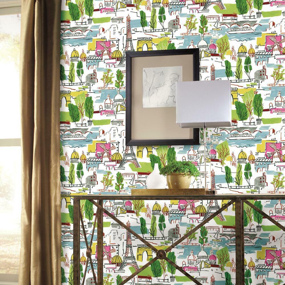 Waverly Arrondissement Peel and Stick Wallpaper Peel and Stick Wallpaper RoomMates   