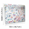 Mod Faces Peel & Stick Wallpaper Peel and Stick Wallpaper RoomMates   