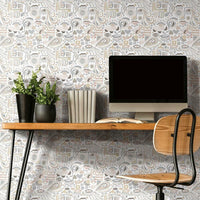 Mod Faces Peel & Stick Wallpaper Peel and Stick Wallpaper RoomMates   