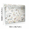 Mod Faces Peel & Stick Wallpaper Peel and Stick Wallpaper RoomMates   