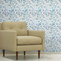 Mod Faces Peel & Stick Wallpaper Peel and Stick Wallpaper RoomMates   
