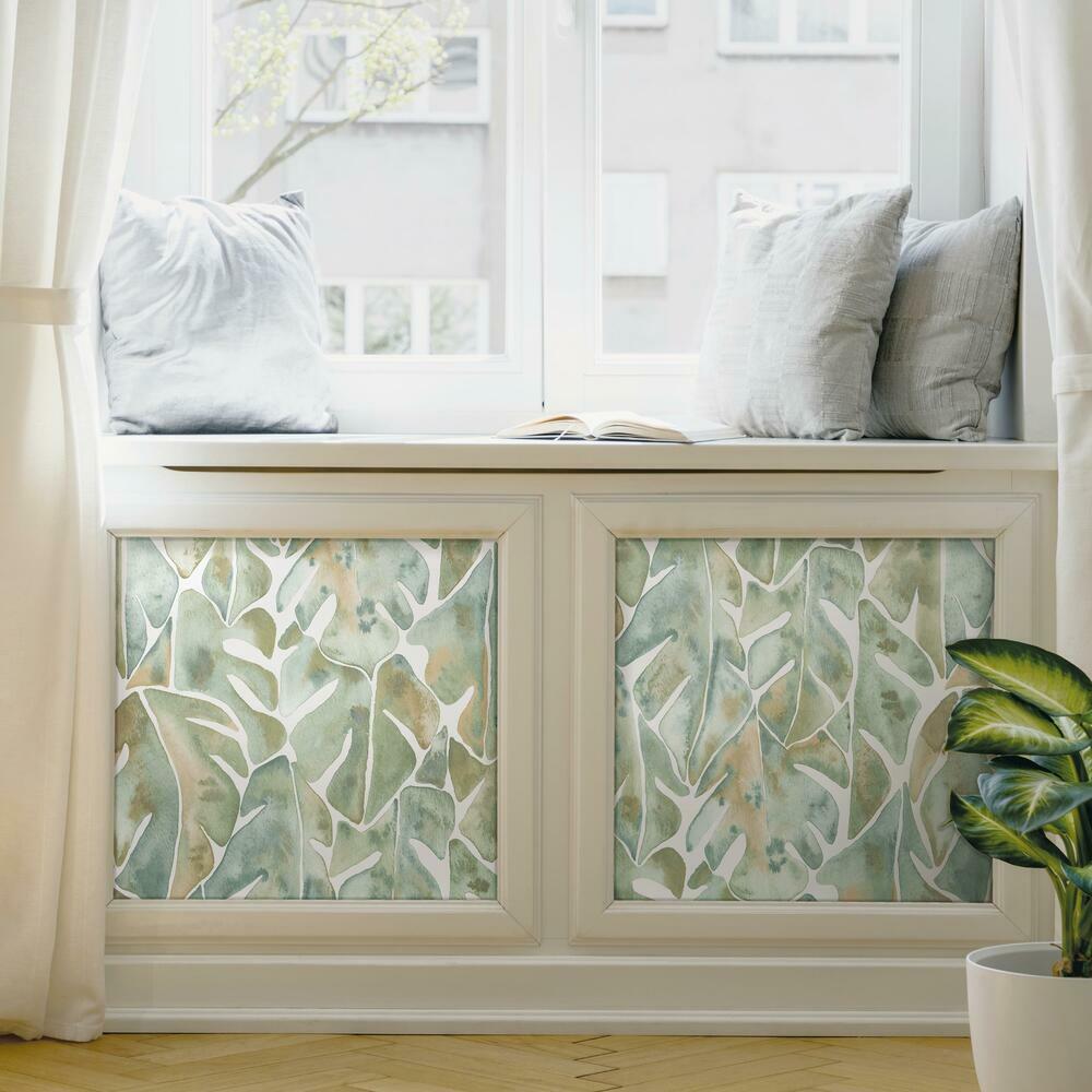 CatCoq Philodendron Peel and Stick Wallpaper Peel and Stick Wallpaper RoomMates   