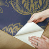 Batik Jacobean Premium Peel + Stick Wallpaper Peel and Stick Wallpaper RoomMates   