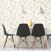 Butterfly Sketch Peel and Stick Wallpaper Peel and Stick Wallpaper RoomMates   