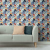 Retro Tropical Leaves Peel and Stick Wallpaper Peel and Stick Wallpaper RoomMates   