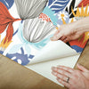 Retro Tropical Leaves Peel and Stick Wallpaper Peel and Stick Wallpaper RoomMates   