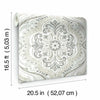 Bohemian Damask Peel and Stick Wallpaper Peel and Stick Wallpaper RoomMates   