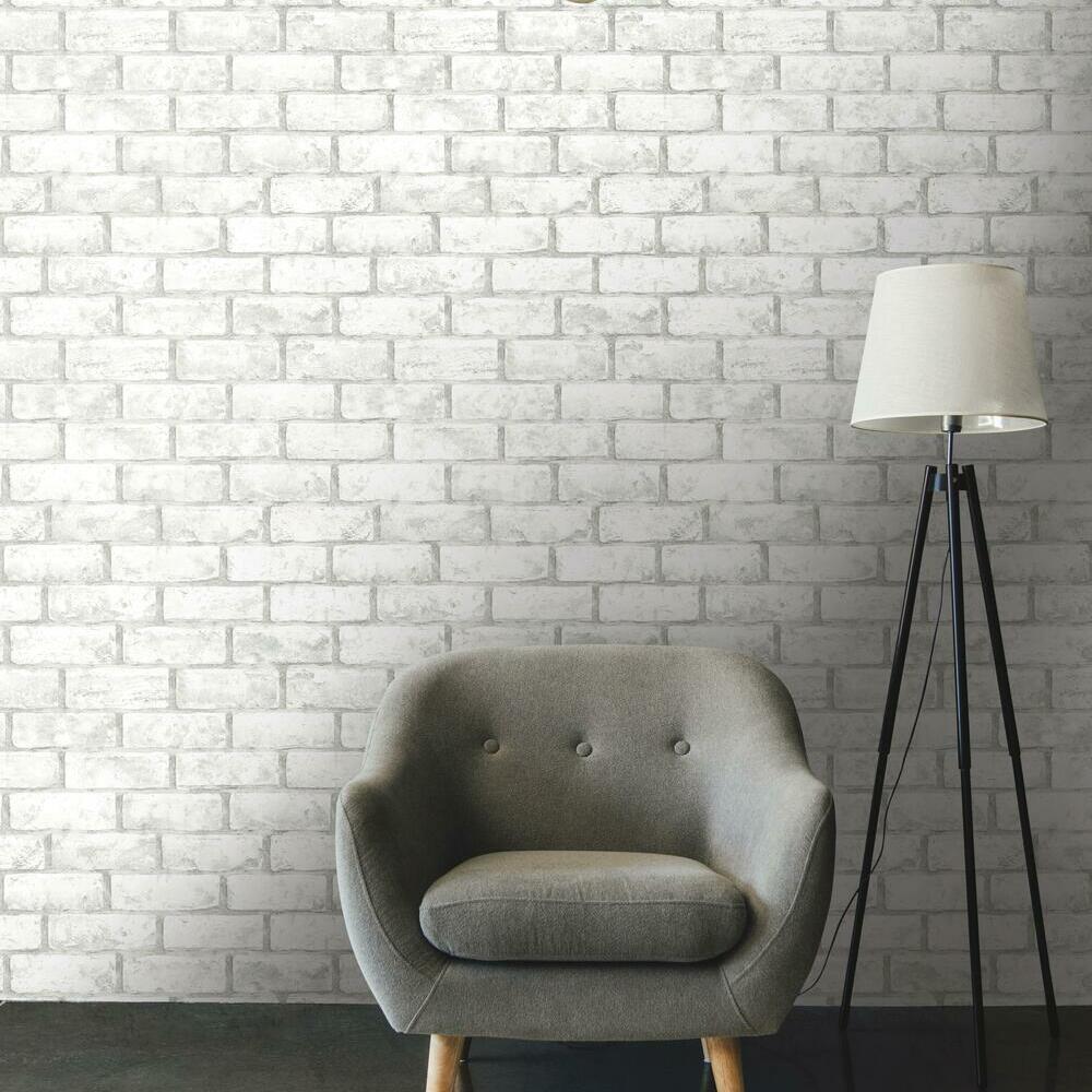 Brick Peel and Stick Wallpaper Peel and Stick Wallpaper RoomMates   