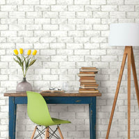 Brick Peel and Stick Wallpaper Peel and Stick Wallpaper RoomMates   