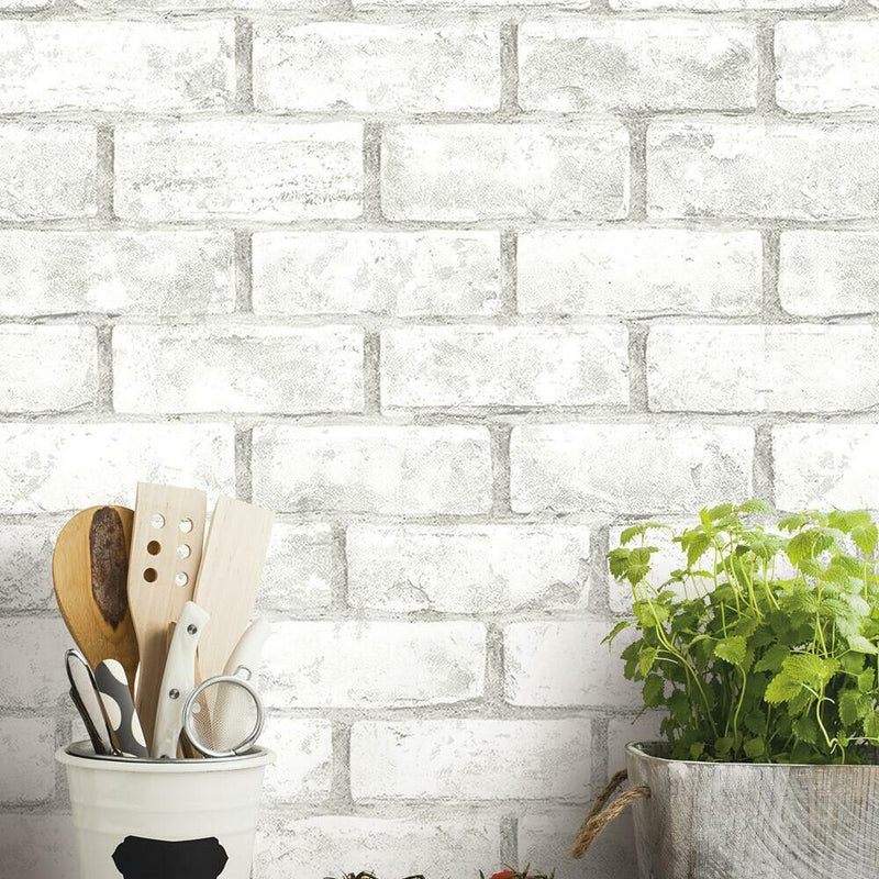 Brick Peel and Stick Wallpaper Peel and Stick Wallpaper RoomMates   