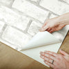 Brick Peel and Stick Wallpaper Peel and Stick Wallpaper RoomMates   