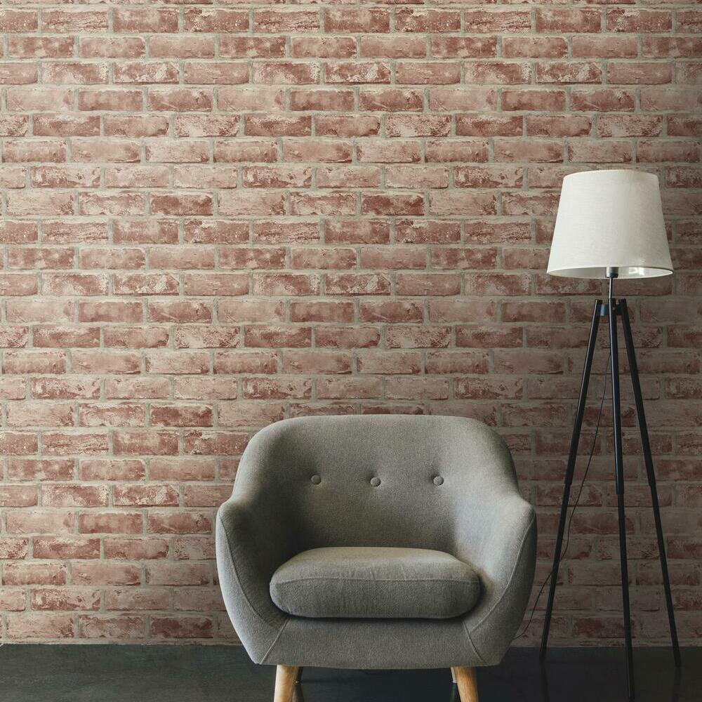 Brick Peel and Stick Wallpaper Peel and Stick Wallpaper RoomMates   