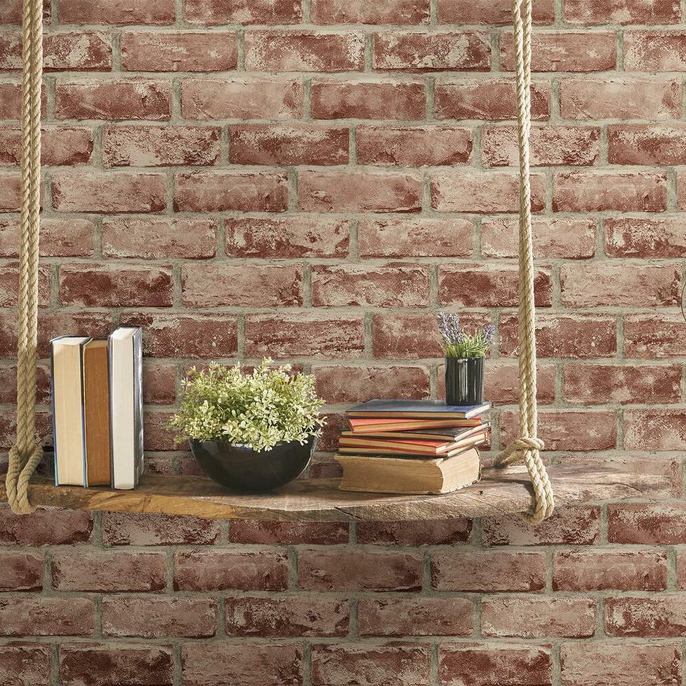 Brick Peel and Stick Wallpaper Peel and Stick Wallpaper RoomMates   