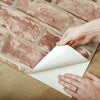 Brick Peel and Stick Wallpaper Peel and Stick Wallpaper RoomMates   