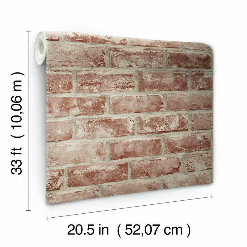Brick Peel and Stick Wallpaper Peel and Stick Wallpaper RoomMates   