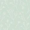 Twigs Peel and Stick Wallpaper Peel and Stick Wallpaper RoomMates Roll Green 