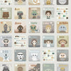 Star Wars Infant Alphabet Peel & Stick Wallpaper Peel and Stick Wallpaper RoomMates Roll Grey 