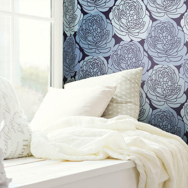 Bed of Roses Peel & Stick Wallpaper Peel and Stick Wallpaper RoomMates   
