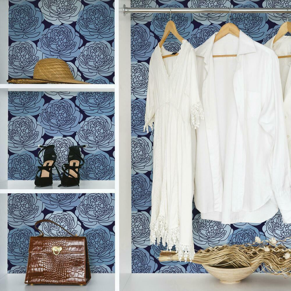 Bed of Roses Peel & Stick Wallpaper Peel and Stick Wallpaper RoomMates   