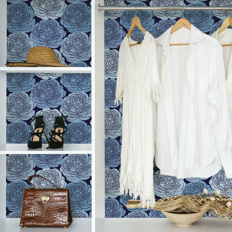 Bed of Roses Peel & Stick Wallpaper Peel and Stick Wallpaper RoomMates   