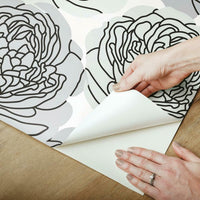 Bed of Roses Peel & Stick Wallpaper Peel and Stick Wallpaper RoomMates   