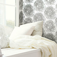 Bed of Roses Peel & Stick Wallpaper Peel and Stick Wallpaper RoomMates   