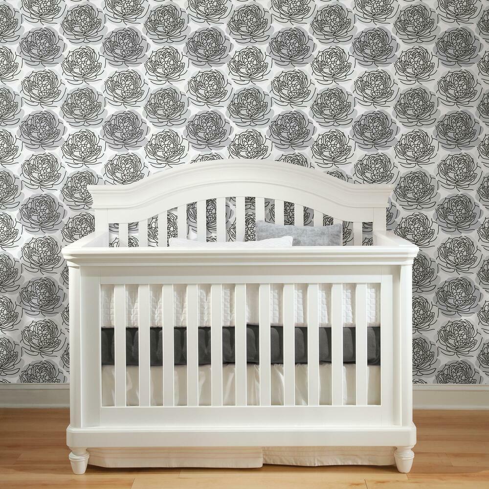 Bed of Roses Peel & Stick Wallpaper Peel and Stick Wallpaper RoomMates   