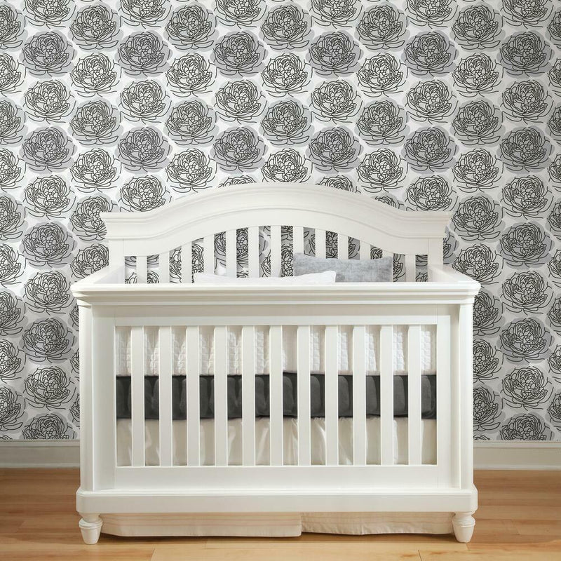 Bed of Roses Peel & Stick Wallpaper Peel and Stick Wallpaper RoomMates   