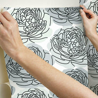 Bed of Roses Peel & Stick Wallpaper Peel and Stick Wallpaper RoomMates   