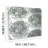 Bed of Roses Peel & Stick Wallpaper Peel and Stick Wallpaper RoomMates   