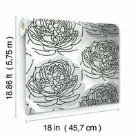 Bed of Roses Peel & Stick Wallpaper Peel and Stick Wallpaper RoomMates   