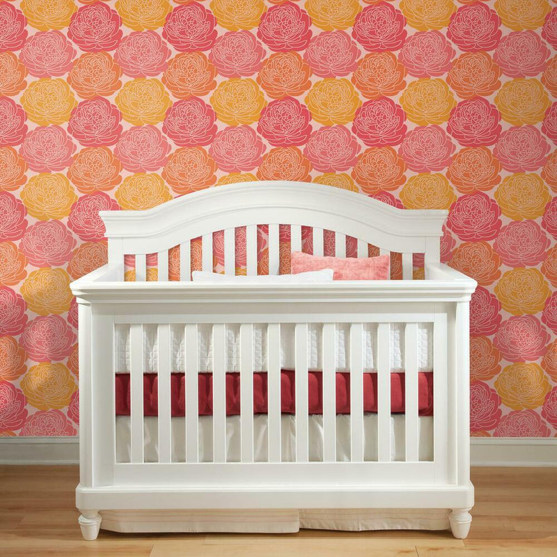 Bed of Roses Peel & Stick Wallpaper Peel and Stick Wallpaper RoomMates   