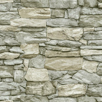 Stone Peel and Stick Wallpaper Peel and Stick Wallpaper RoomMates Roll Taupe 