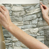 Stone Peel and Stick Wallpaper Peel and Stick Wallpaper RoomMates   