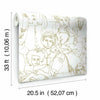Vogue Sketches Peel and Stick Wallpaper Peel and Stick Wallpaper RoomMates   