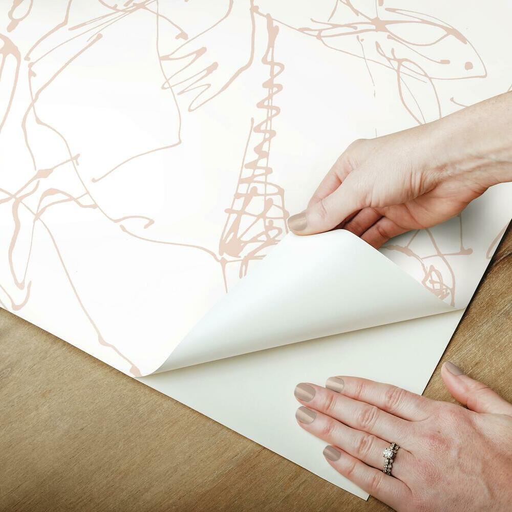 Vogue Sketches Peel and Stick Wallpaper Peel and Stick Wallpaper RoomMates   