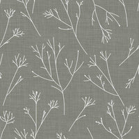 Twigs Peel and Stick Wallpaper Peel and Stick Wallpaper RoomMates Roll Dark Gray 