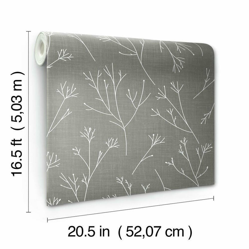 Twigs Peel and Stick Wallpaper Peel and Stick Wallpaper RoomMates   