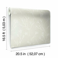 Twigs Peel and Stick Wallpaper Peel and Stick Wallpaper RoomMates   