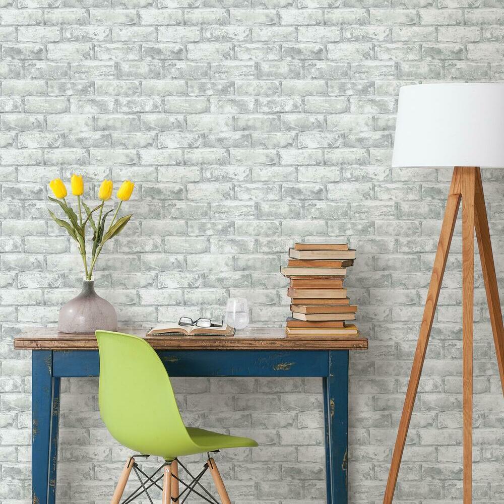 Brick Peel and Stick Wallpaper Peel and Stick Wallpaper RoomMates   