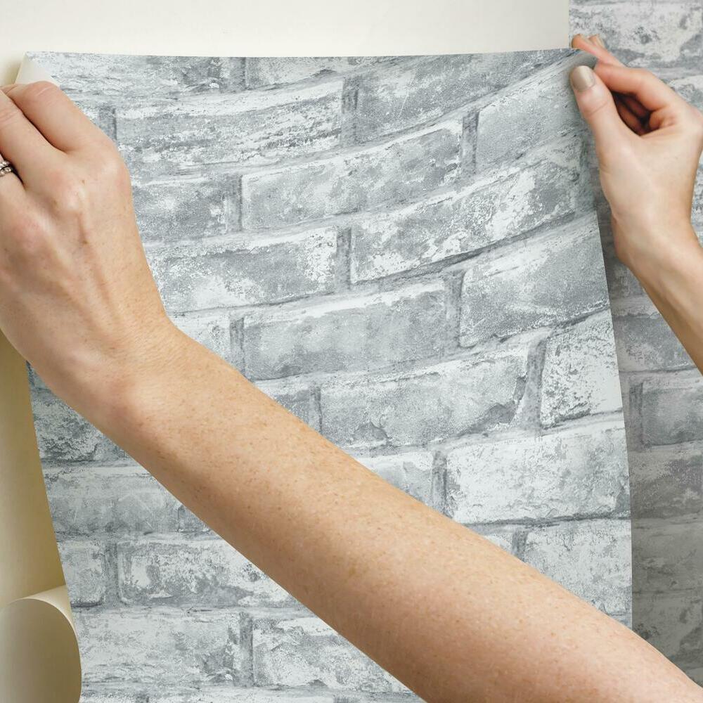 Brick Peel and Stick Wallpaper Peel and Stick Wallpaper RoomMates   