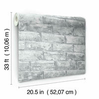 Brick Peel and Stick Wallpaper Peel and Stick Wallpaper RoomMates   