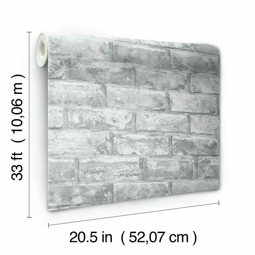 Brick Peel and Stick Wallpaper Peel and Stick Wallpaper RoomMates   