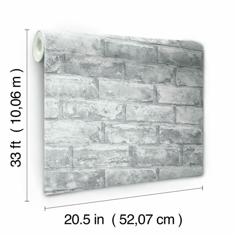Brick Peel and Stick Wallpaper Peel and Stick Wallpaper RoomMates   