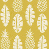 Pineapple Block Print Peel and Stick Wallpaper Peel and Stick Wallpaper RoomMates Roll Yellow 