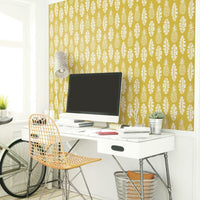 Pineapple Block Print Peel and Stick Wallpaper Peel and Stick Wallpaper RoomMates   