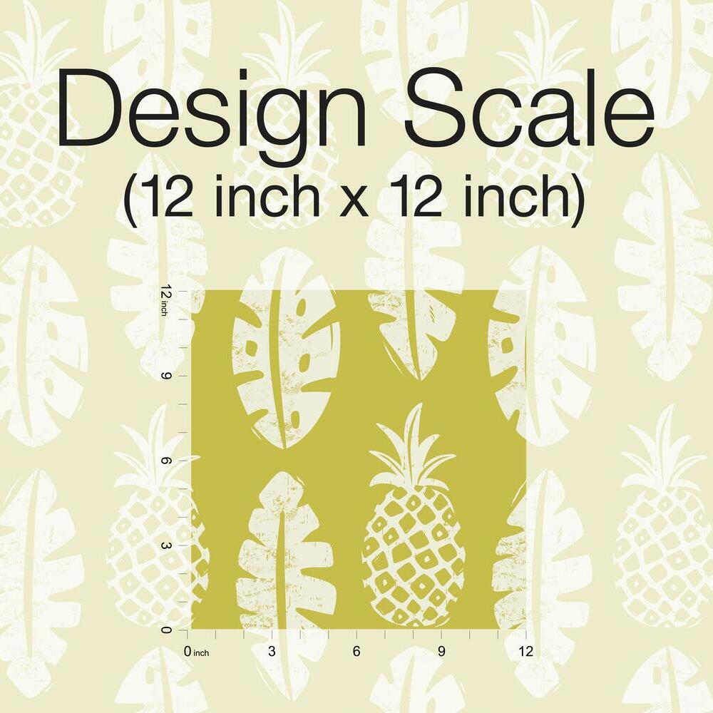Pineapple Block Print Peel and Stick Wallpaper Peel and Stick Wallpaper RoomMates   
