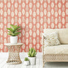 Pineapple Block Print Peel and Stick Wallpaper Peel and Stick Wallpaper RoomMates   