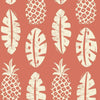Pineapple Block Print Peel and Stick Wallpaper Peel and Stick Wallpaper RoomMates Roll Coral 