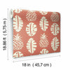 Pineapple Block Print Peel and Stick Wallpaper Peel and Stick Wallpaper RoomMates   